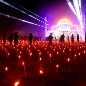 Tumbilotohe Kembali Digelar, Gorontalo Bermandikan Cahaya di Malam 27 Ramadan