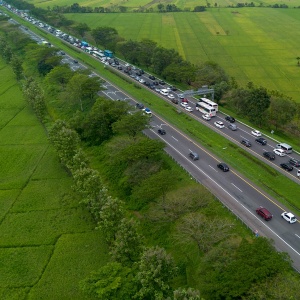 H-2 Lebaran, Arus Kendaraan di Tol Cipali Terus Meningkat