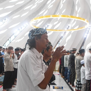 Masjid Negara IKN Gelar Salat Id Perdana, Jadi Momen Bersejarah