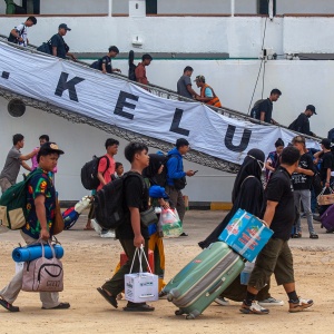 Puncak Arus Balik Lebaran Kawasan Belawan-Batam
