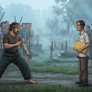 Suatu Pagi di Kampung Benteng