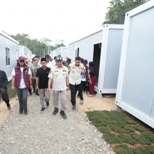 Huntara Segera Rampung, Penyintas di Desa Lubuk Sidup Siap Memulai Hidup Baru