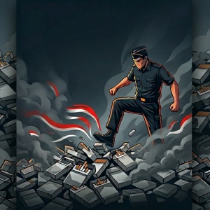 Ngebulnya Pasar Rokok Ilegal di RI