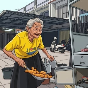 Kisah Mbah Tiwi: Tubuh Bungkuk di Balik Asap Tungku Arang, Jemput Rezeki Terhormat di Usia 76 Tahun