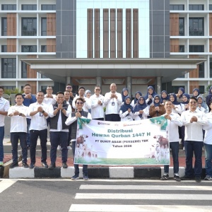 PTBA Tebar Kebahagiaan Idul Adha, 300 Hewan Kurban Disalurkan ke Berbagai Wilayah Operasional