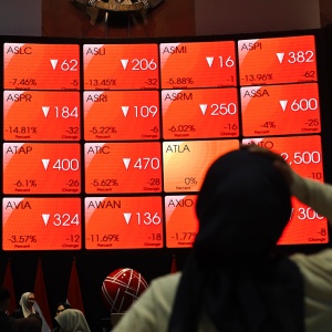Layar Merah Bursa, IHSG Ambles Lebih dari 4 Persen