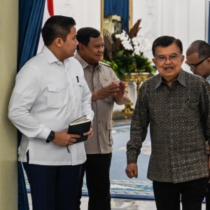 Prabowo dan Jusuf Kalla Bertemu Tertutup di Istana