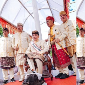 Ritual Menginjak Kepala Kerbau Jadi Sorotan, Ini Makna Prosesi Adat yang Dijalani Jokowi di Lampung