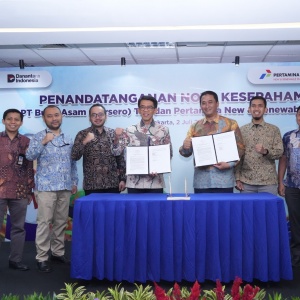 PTBA Gandeng Pertamina NRE Sulap Lahan Pascatambang Jadi PLTS, Percepat Transisi Energi Hijau