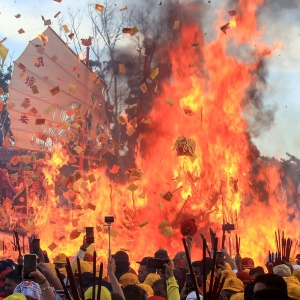 Festival Bakar Tongkang Kembali Semarakkan Bagansiapiapi