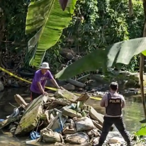 Sulit Dievakuasi, Bom Pesawat Raksasa di Blitar Masih Terkubur di Dasar Sungai Lahar