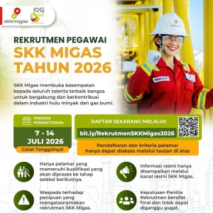 Link Resmi Pendaftaran Rekrutmen Pegawai SKK Migas 2026 Dibuka, Ini Syaratnya