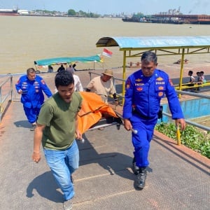 Jatuh dari Tongkang di Sungai Baung OKI, Dua Korban Ditemukan Meninggal