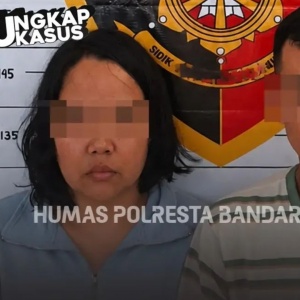 Buron Usai Aksinya Viral, Pasutri Pencuri Laptop Mahasiswi Unila Diringkus di Kontrakan