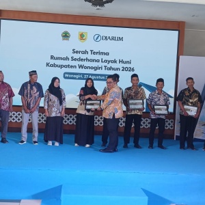 Tuntas Direnovasi, 10 Warga Wonogiri Kini Dapatkan Rumah Sederhana Layak Huni