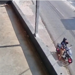 Terekam CCTV, Pencuri Motor di Parkiran Alfamart Prabumulih Ditangkap di Ogan Ilir