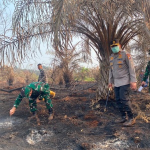 Kapolda-Pangdam Cek Karhutla Siak, Empat Wilayah Riau Jadi Atensi