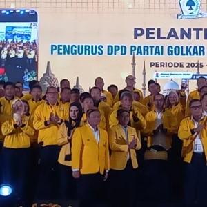 Lantik Pengurus Golkar Jateng, Bahlil Lahadalia Targetkan Penambahan Kursi di Pemilu 2029