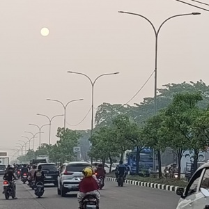 Malam Ini, Kualitas Udara di Pekanbaru Sangat Tidak Sehat