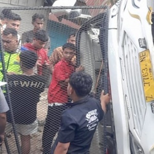 Bus Masuk Jurang di Samosir, 26 Penumpang Luka-Luka