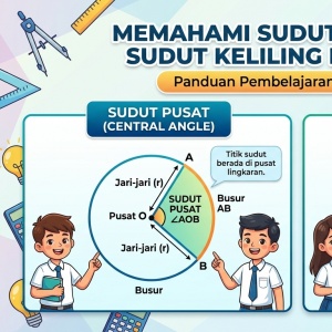 Apa Perbedaan Sudut Pusat dan Sudut Keliling Lingkaran?