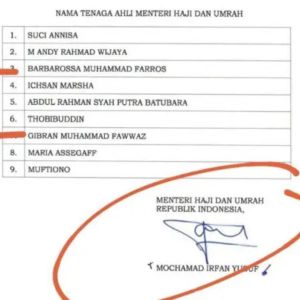 Viral Menteri Haji Gus Irfan Diduga Angkat 2 Anaknya Jadi Tenaga Ahli Menhaj