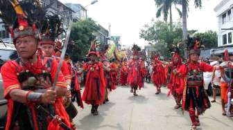 Ondel-ondel Taiwan Meriahkan Cap Go Meh di Bogor