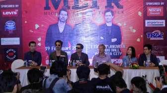 Konfrensi pers Michael Learns To Rock di Jakarta, Selasa (18/2). [Bowo Raharjo]