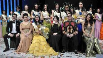 Malam puncak kontes Miss Indonesia 2014 di Jakarta, Senin (17/2). [MATAMATA/Adrian Mahakam]