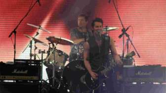 Konser Michael Learns To Rock di Jakarta, Rabu (19/2). [MATAMATA/Bowo Raharjo]