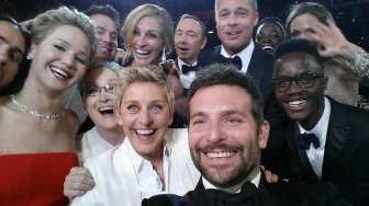 Foto &quot;Selfie&quot; Ellen di Oscar Jadi Tweet Terpopuler di Dunia