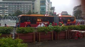 Tahun Baru, Bus Transjakarta Dilarang Lewat