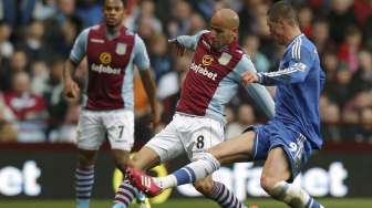 Babak 1, Chelsea Gagal Jebol Gawang Aston Villa