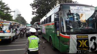 PKS Kampanye di Stadion GBK, Senayan Sampai Slipi Macet