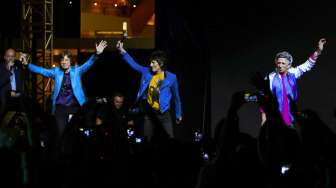 Kekasih Jagger Tewas, The Rolling Stones Batalkan Konser di Perth