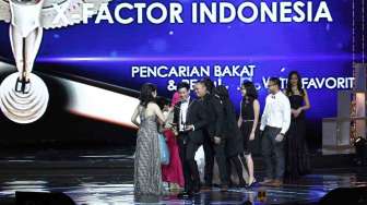 The 17th Annual Panasonic Gobel Awards di Jakarta Convention Centre, Sabtu (5/4). [suara.com/Adrian Mahakam]