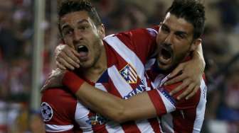 Foto: Gol Koke Singkirkan Barcelona 