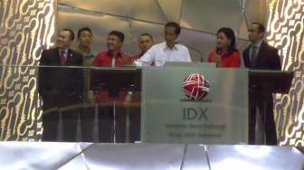 Jokowi Tutup Perdagangan Saham, IHSG Menguat 1 Persen