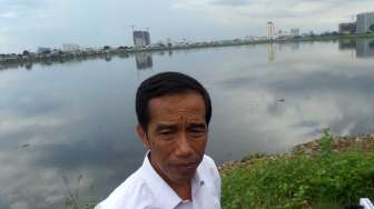 Tinjau Waduk Pluit, Jokowi Kaget Banyak Tanaman yang Mati