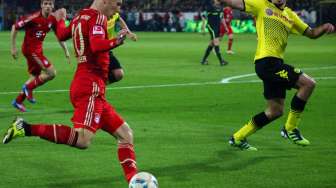 Robben Tak Sabar Hadapi Dortmund di Final 