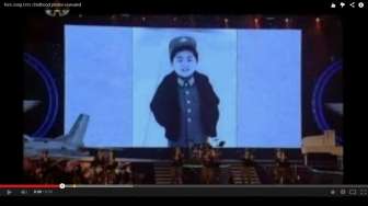 Video: Konser Kim Jong Un Tampilkan Foto Imut Sang Pemimpin