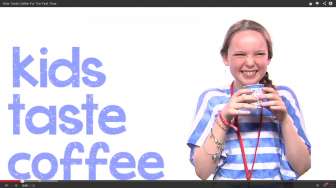 Lucu, Reaksi Anak-anak Saat Pertama Kali Minum Kopi
