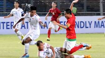 Babak I: Myanmar Imbangi Garuda Jaya 1-1