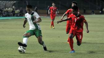 Babak I: Indonesia Ungguli Myanmar 1-0