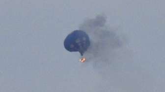 'Teror' Balon Udara, 5 Hektare Hutan Trenggalek Terbakar