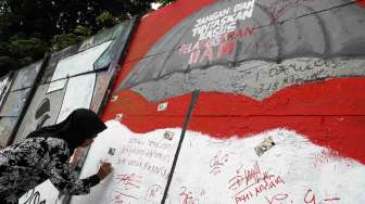 Foto: Mural Peringatan Tragedi Trisakti