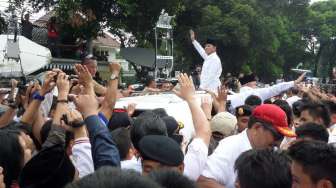 Hari Ini Prabowo Jumpai Beberapa Komunitas di Bandung