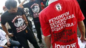 Relawan Bis Kota untuk Jokowi