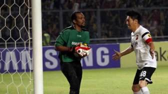 Asean Dream Cup 2014 di Gelanggang Olahraga Bung Karno Jakarta, Senin (2/6). [suara.com/Adrian Mahakam]