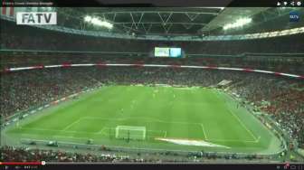 Video: Keren, Transformasi Wembley dari Lapangan Bola Jadi Arena Tinju